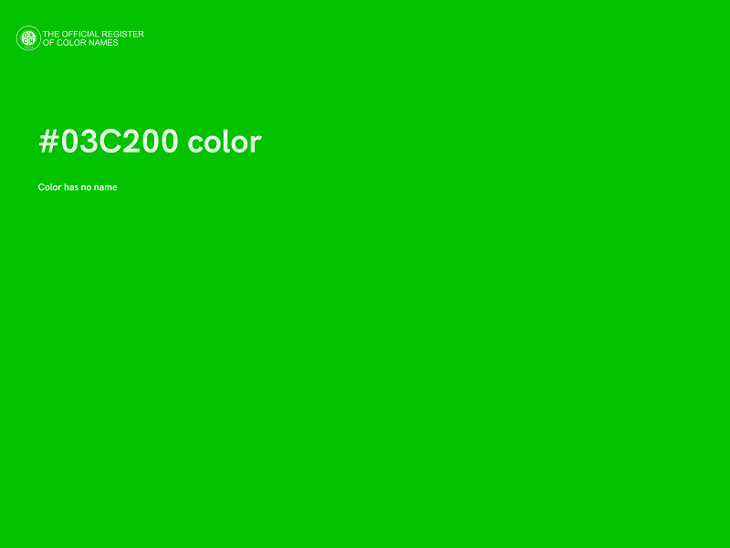 #03C200 color image
