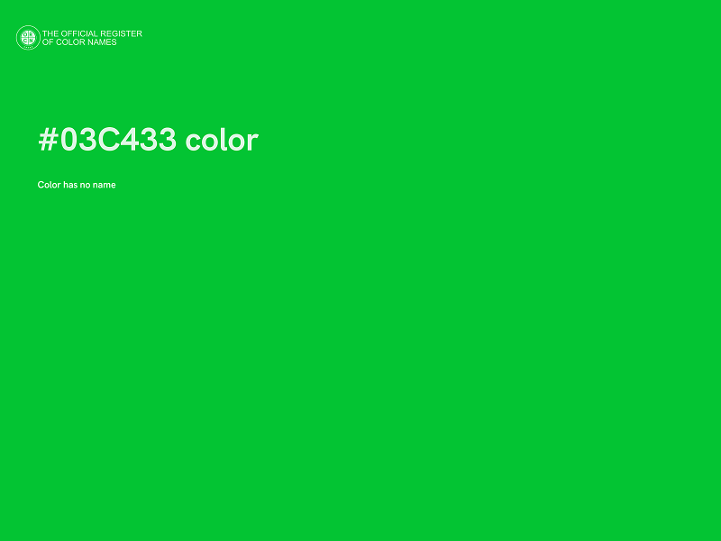 #03C433 color image