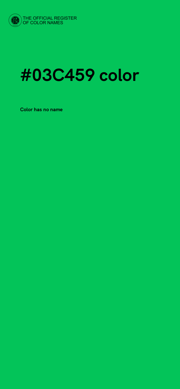 #03C459 color image