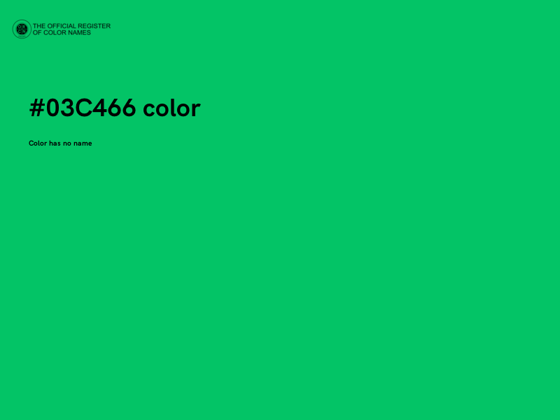 #03C466 color image