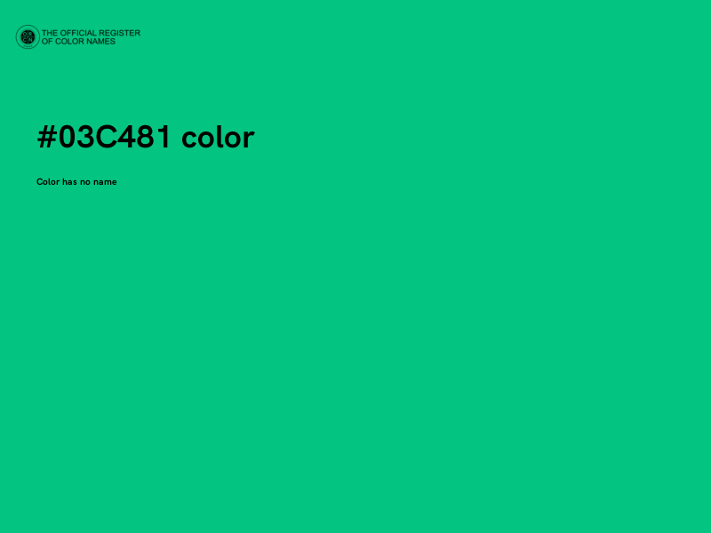 #03C481 color image