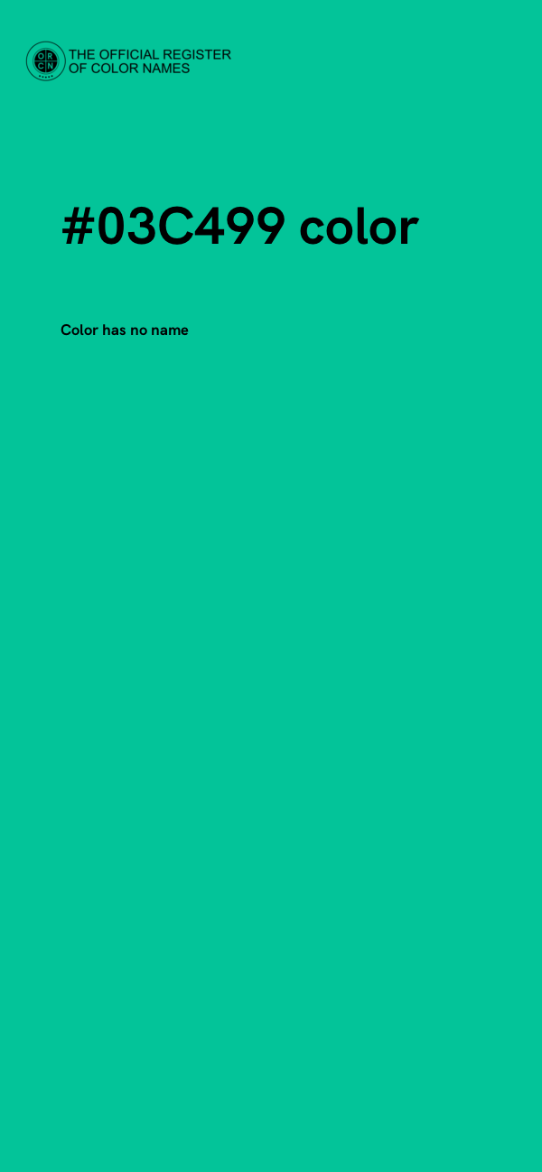 #03C499 color image