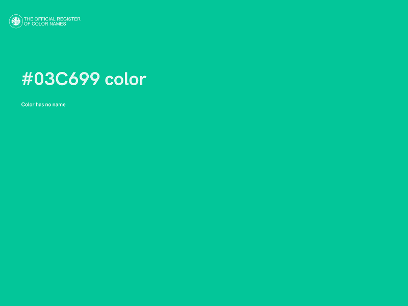 #03C699 color image