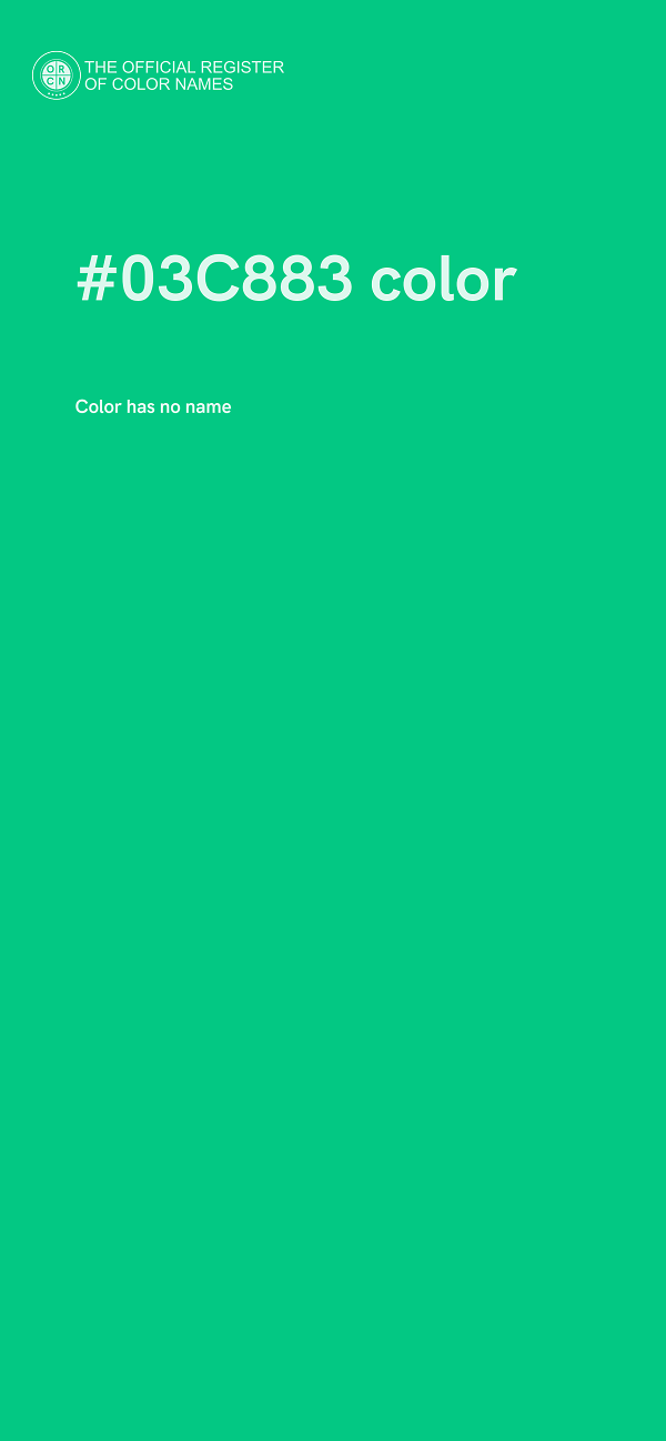 #03C883 color image