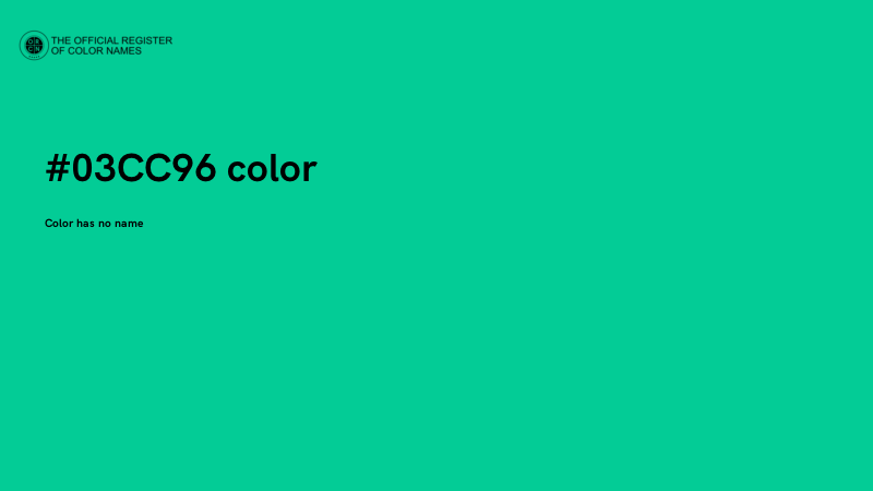 #03CC96 color image