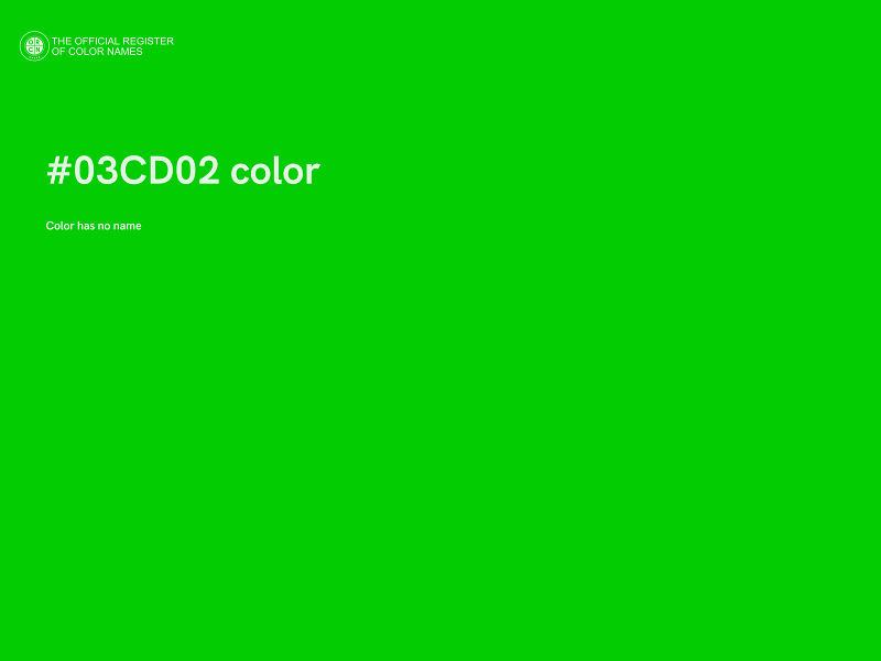 #03CD02 color image