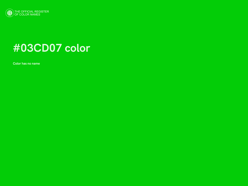 #03CD07 color image