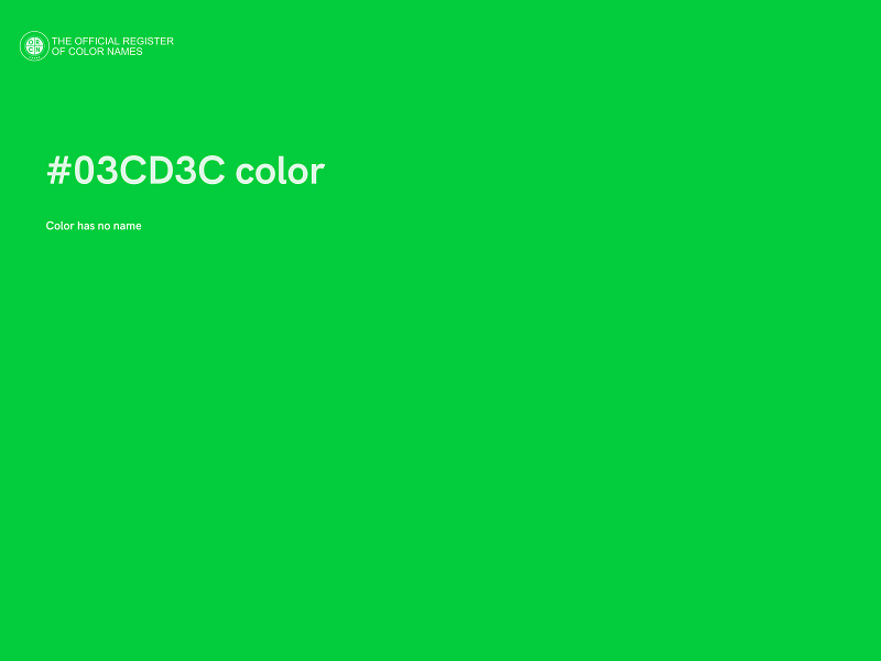 #03CD3C color image