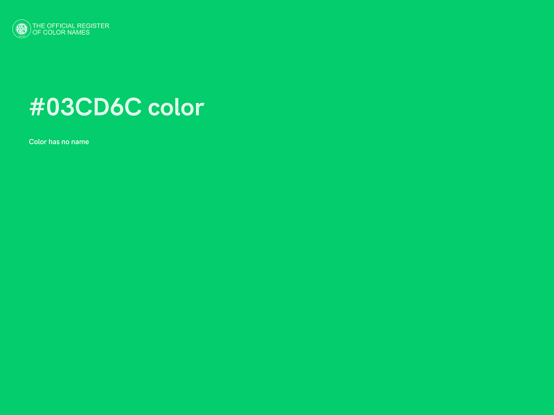 #03CD6C color image