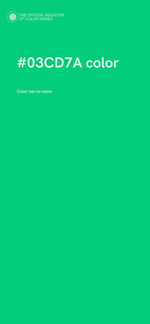 #03CD7A color image