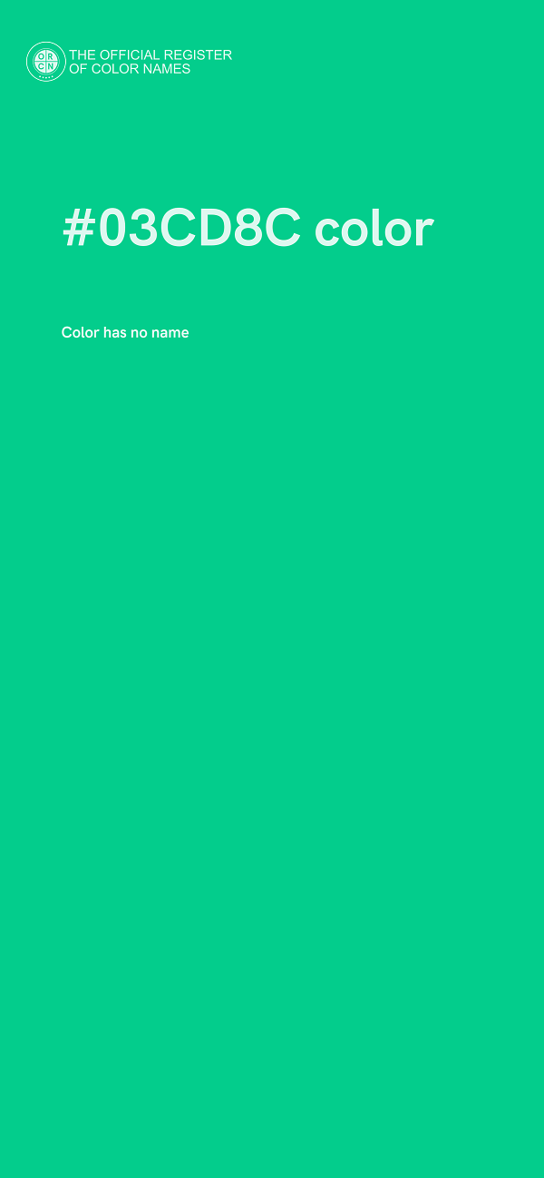 #03CD8C color image