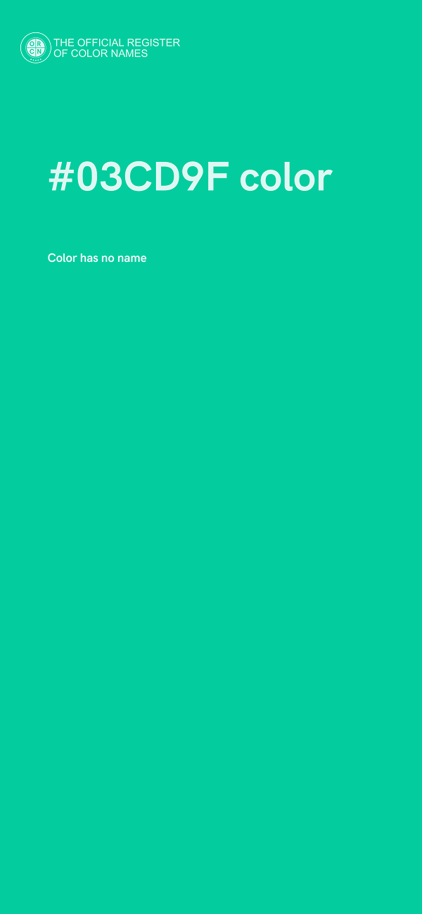 #03CD9F color image