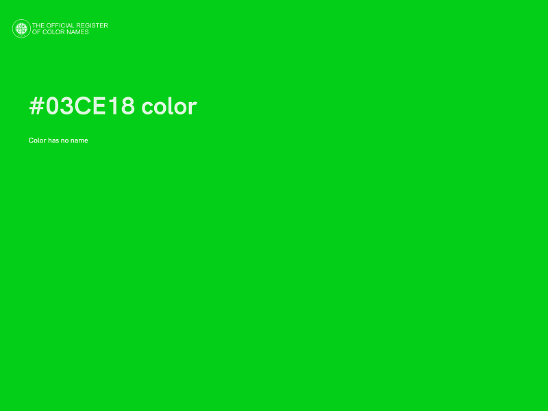 #03CE18 color image