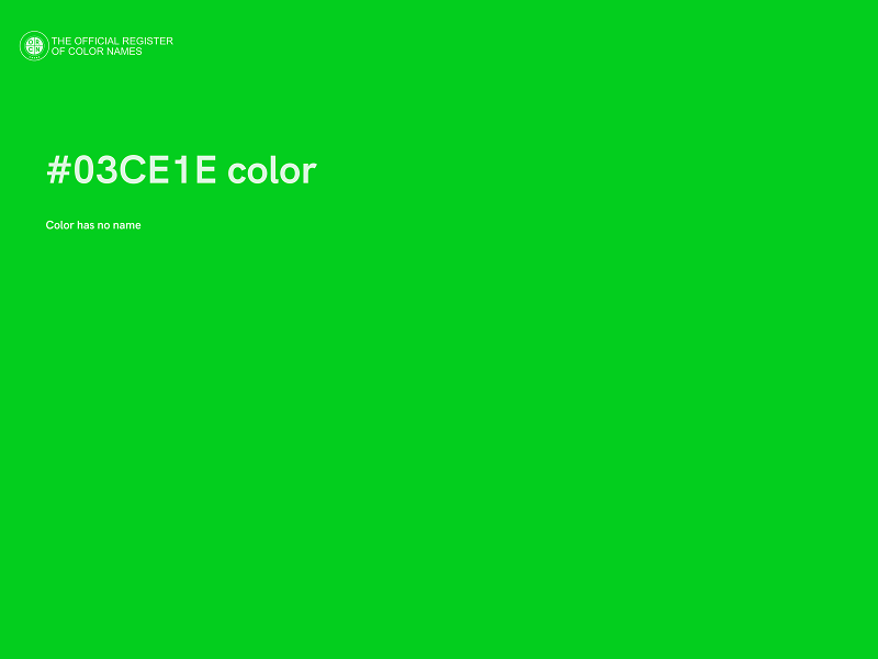 #03CE1E color image
