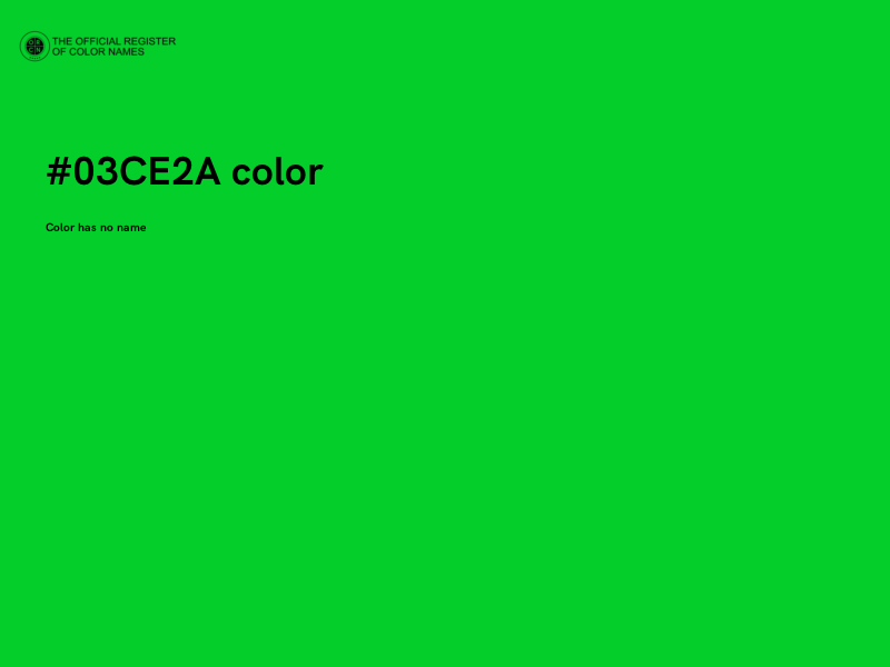 #03CE2A color image