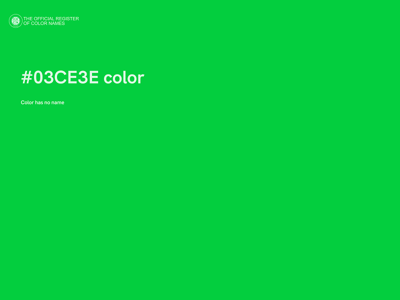 #03CE3E color image