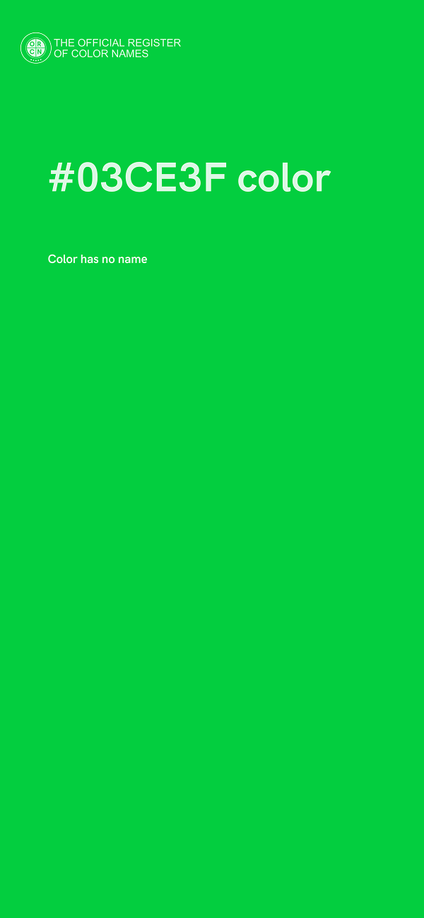 #03CE3F color image