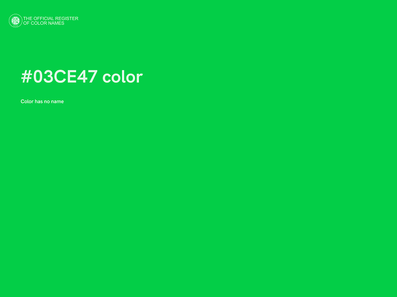 #03CE47 color image