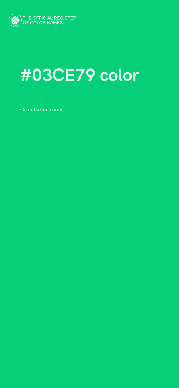 #03CE79 color image