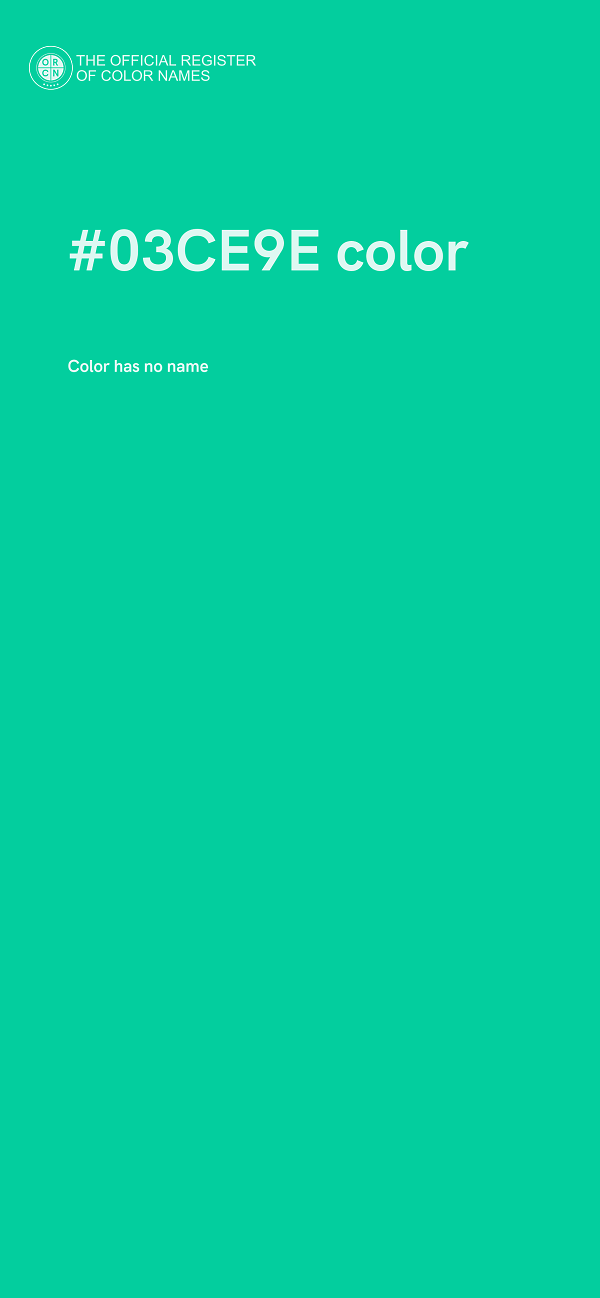 #03CE9E color image