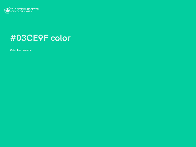 #03CE9F color image
