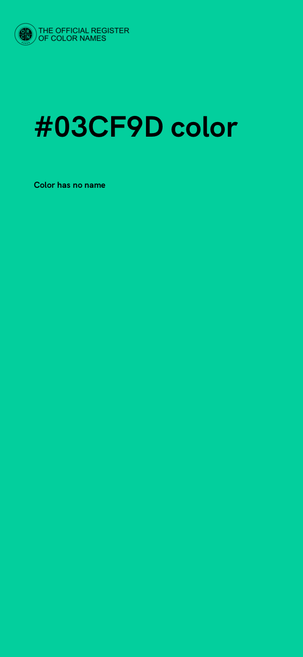 #03CF9D color image