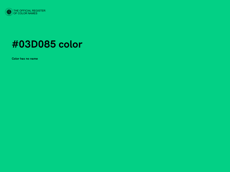 #03D085 color image