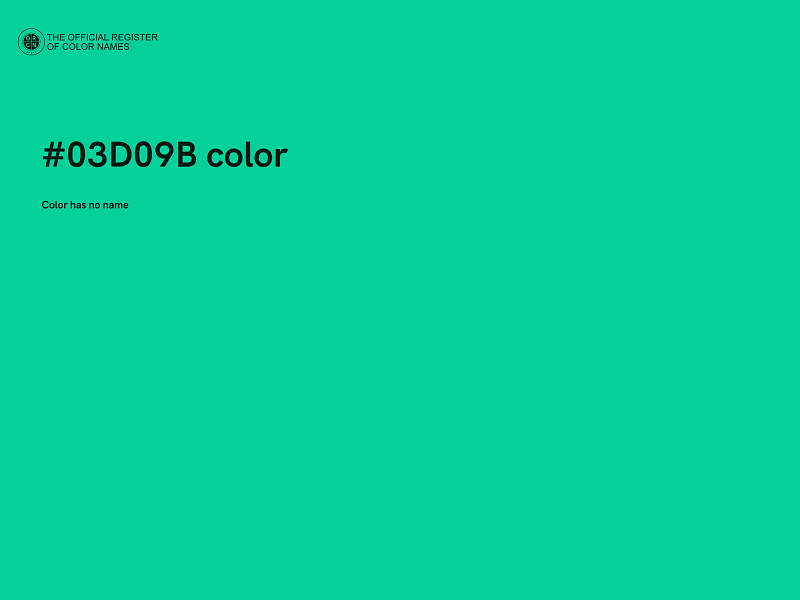 #03D09B color image