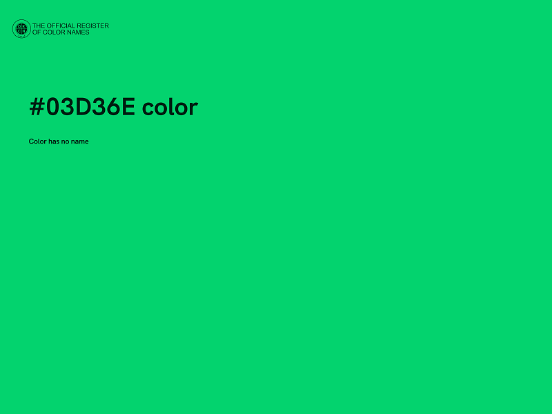 #03D36E color image