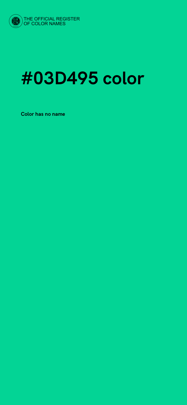 #03D495 color image