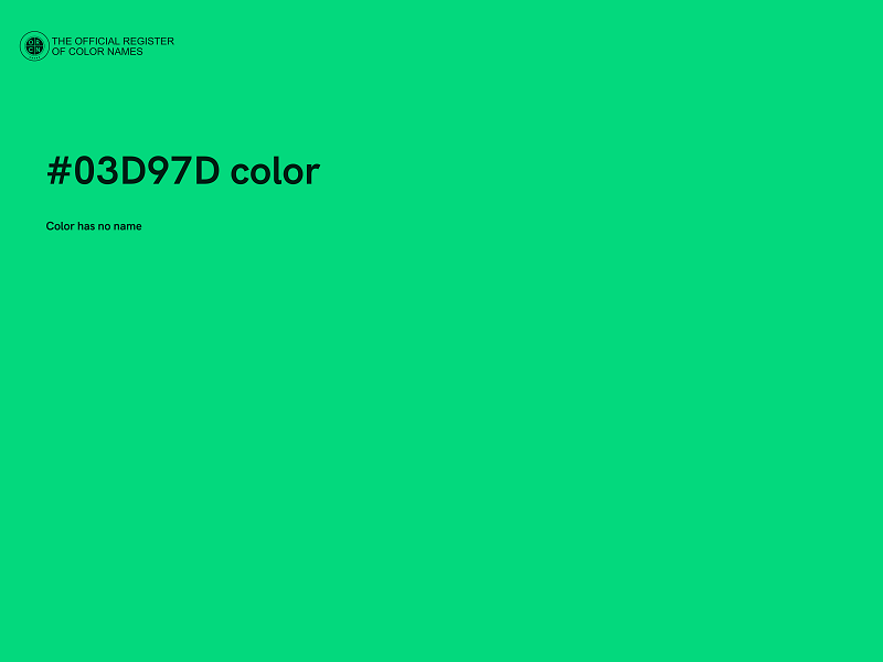 #03D97D color image