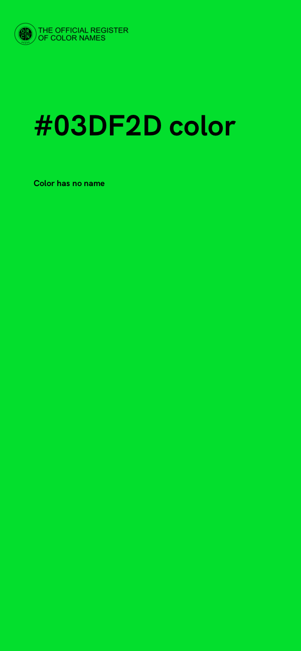 #03DF2D color image