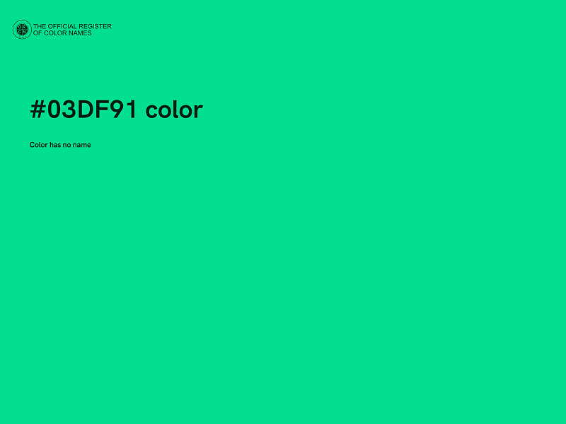 #03DF91 color image