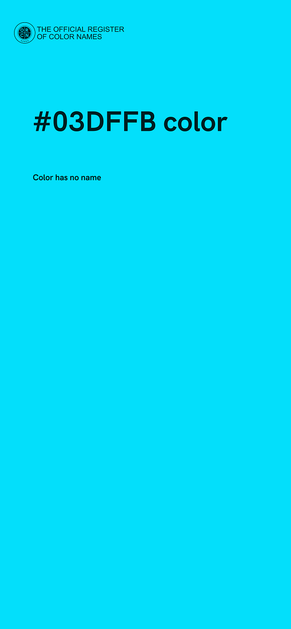 #03DFFB color image