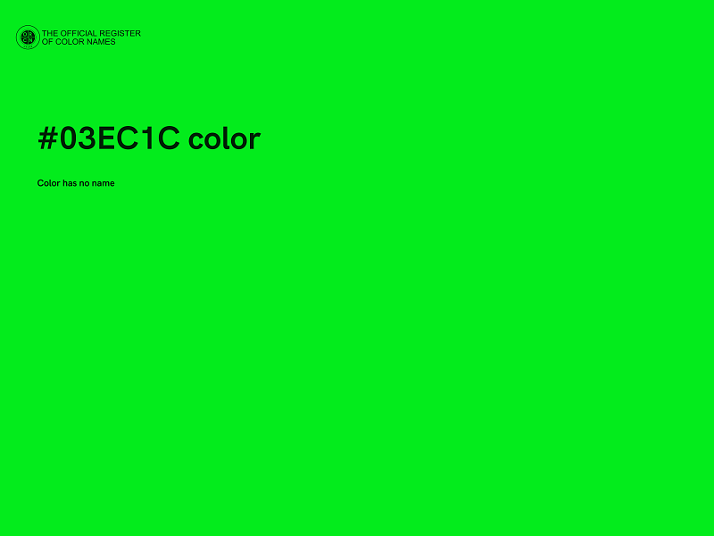 #03EC1C color image