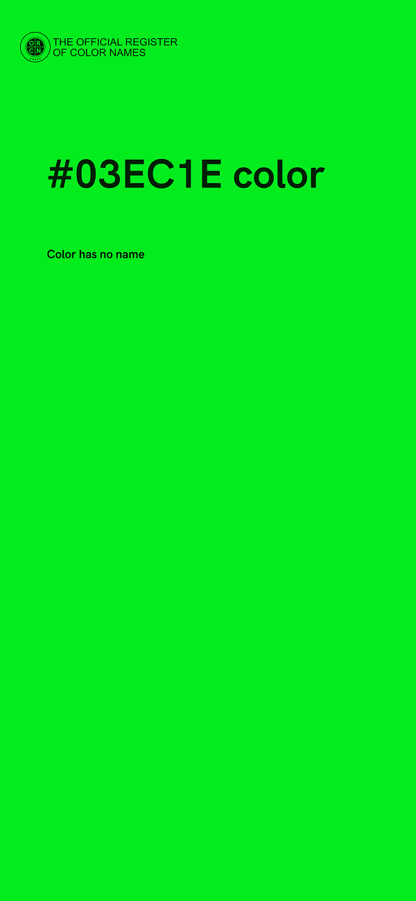 #03EC1E color image