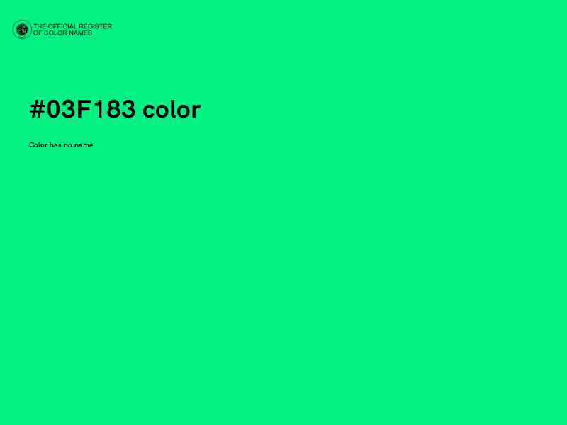 #03F183 color image