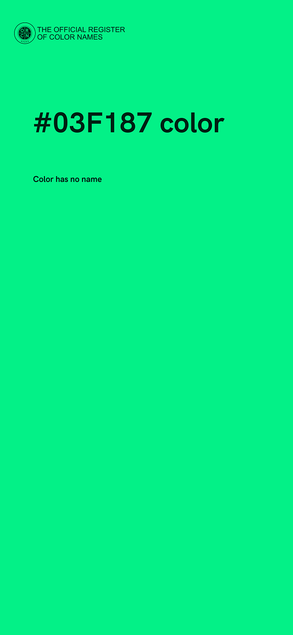#03F187 color image