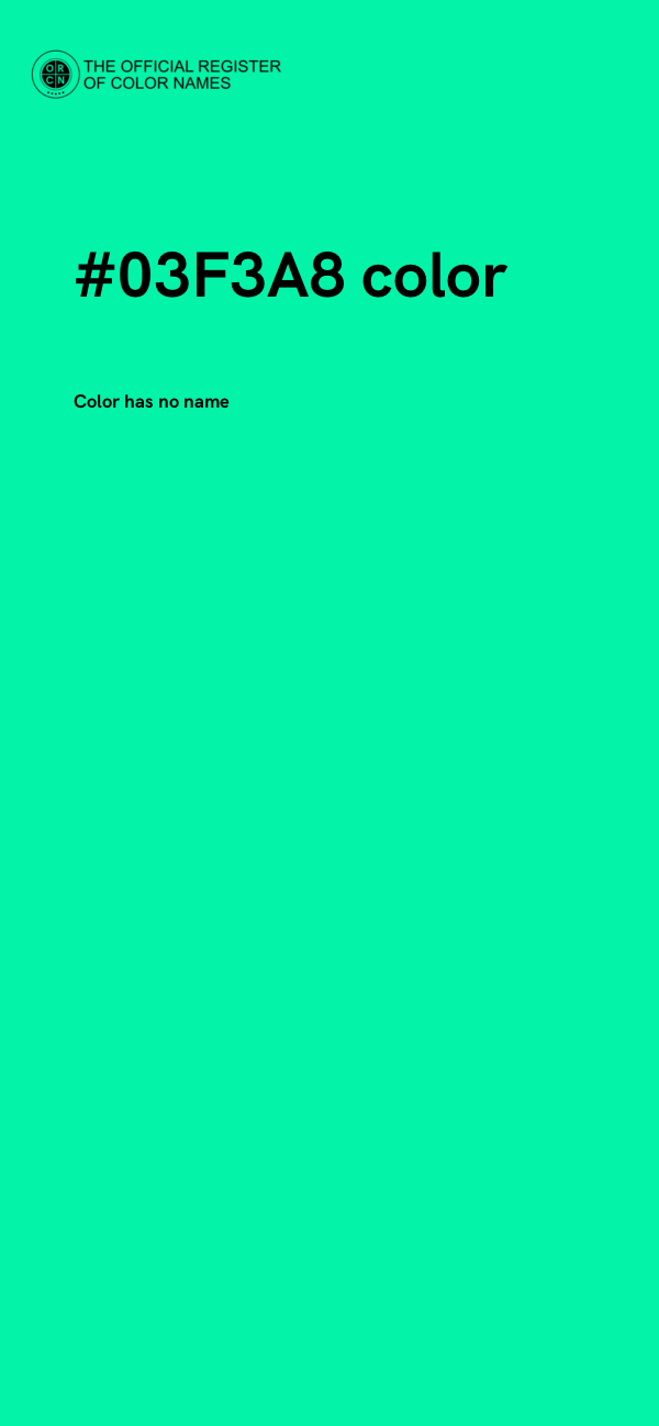 #03F3A8 color image
