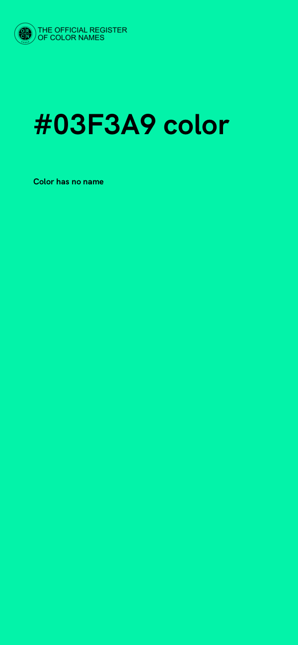 #03F3A9 color image