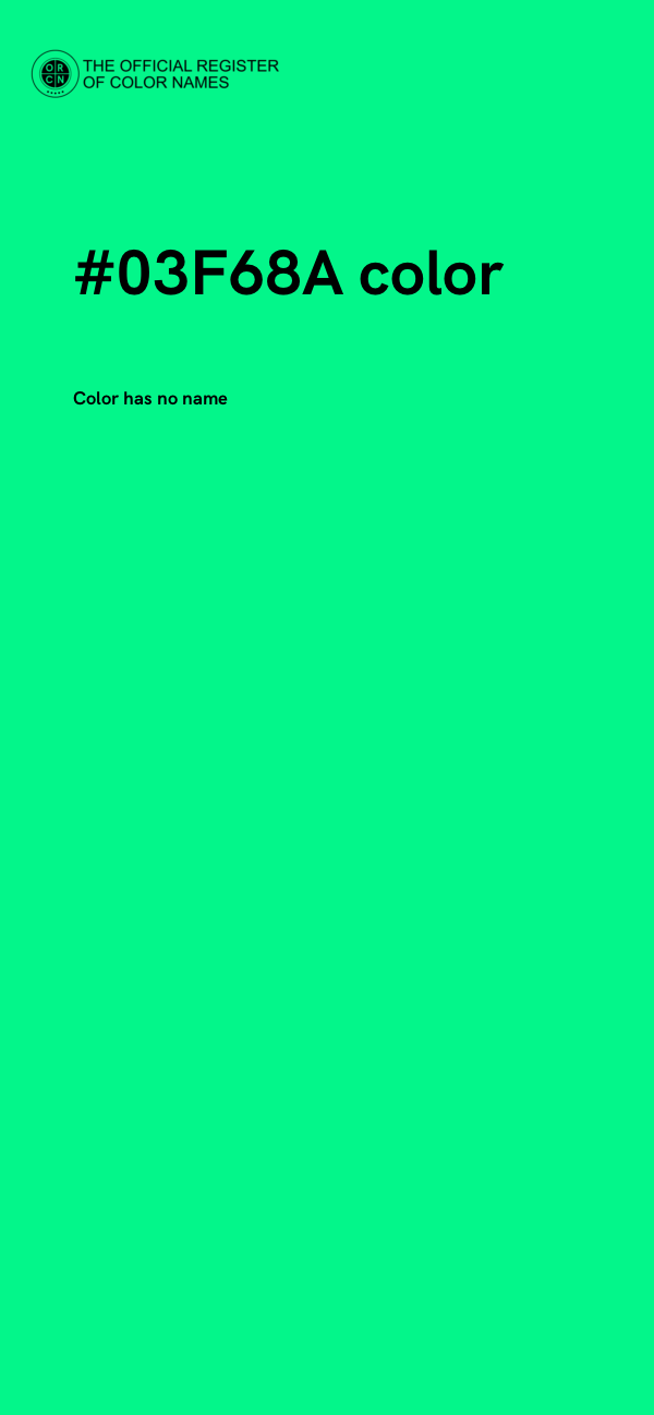 #03F68A color image