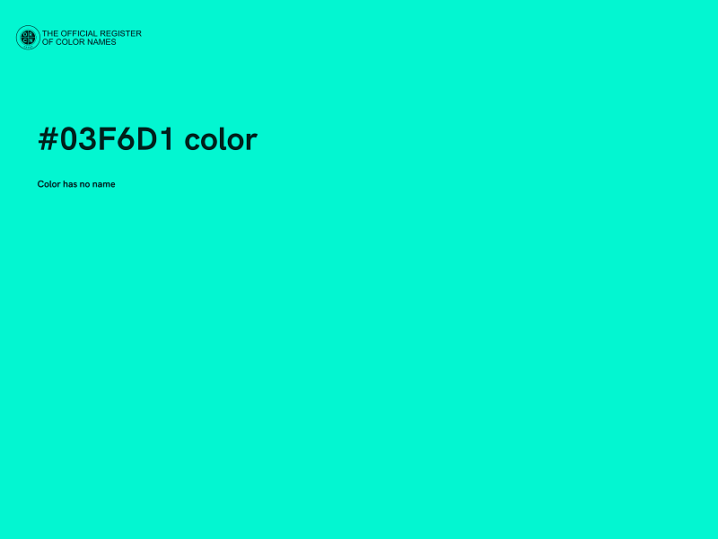 #03F6D1 color image