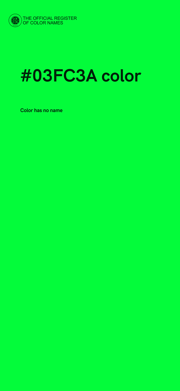 #03FC3A color image