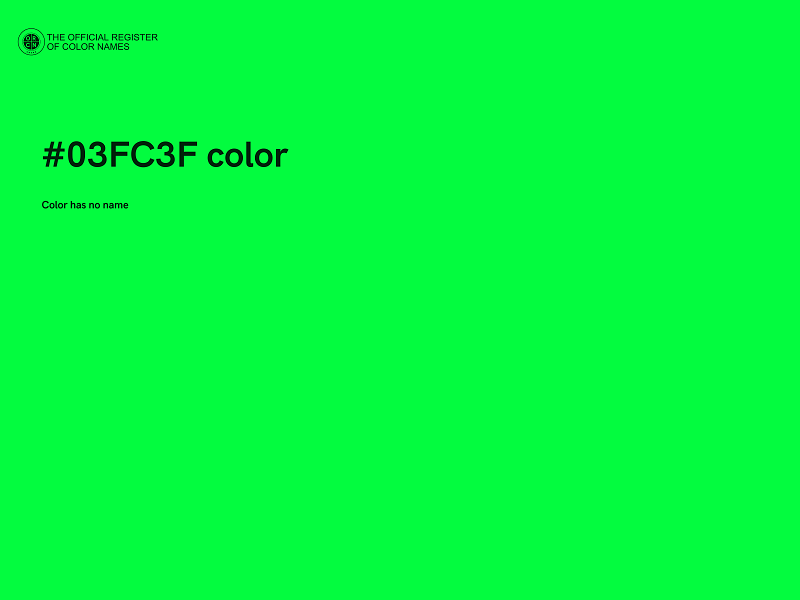 #03FC3F color image