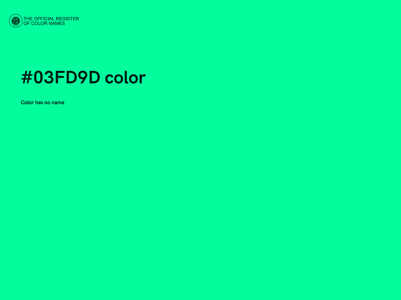 #03FD9D color image