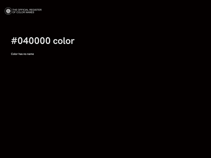 #040000 color image