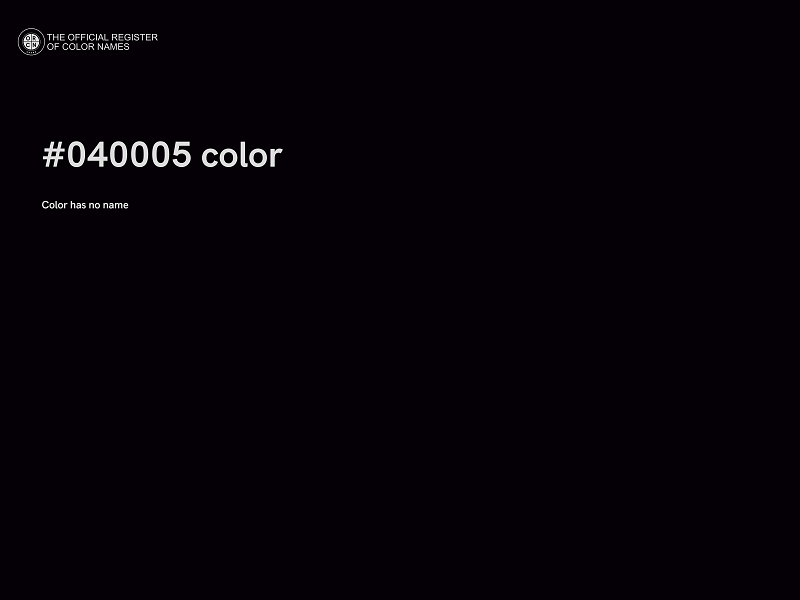 #040005 color image