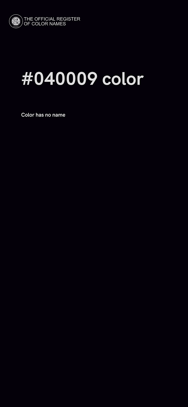 #040009 color image