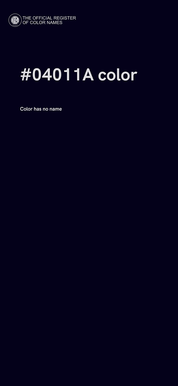 #04011A color image