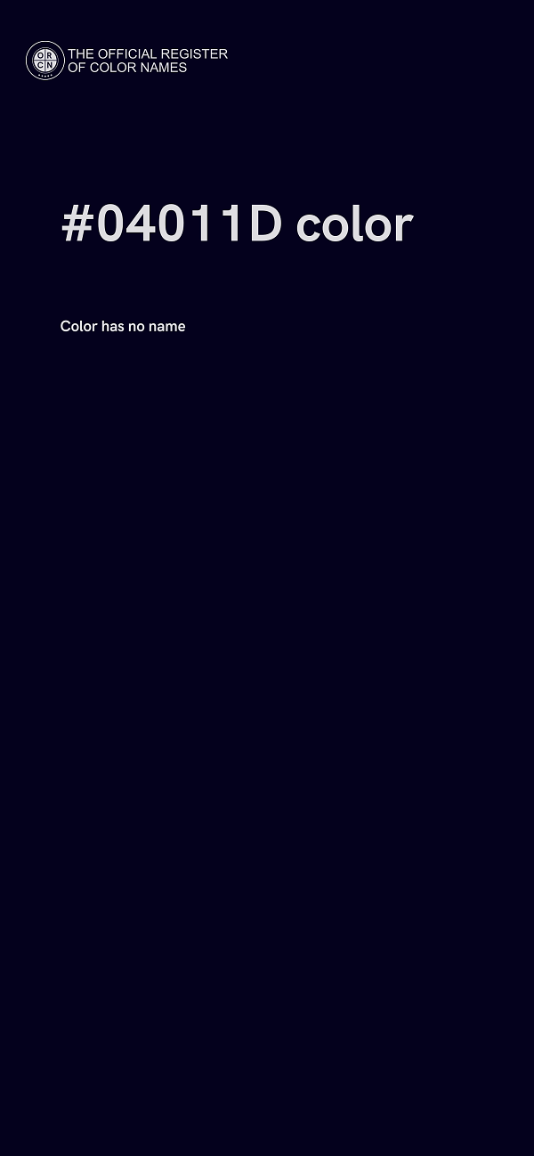 #04011D color image